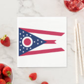 Staatsflagge Ohio Serviette (Beispiel)