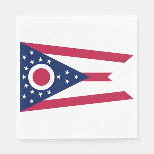 Staatsflagge Ohio Serviette (Vorderseite)