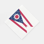 Staatsflagge Ohio Serviette (Ecke)