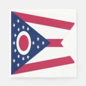 Staatsflagge Ohio Serviette (Vorderseite)