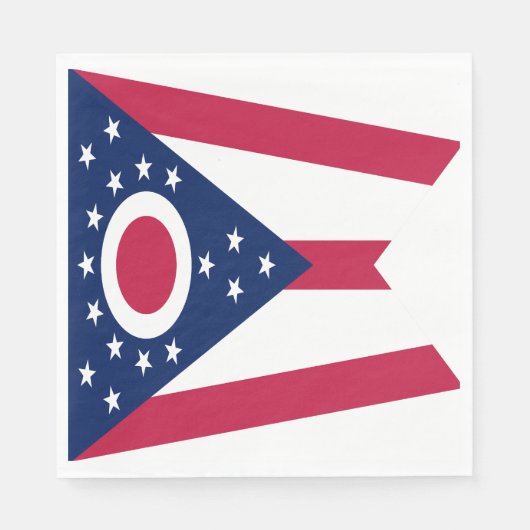 Staatsflagge Ohio Serviette (Vorderseite)