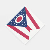 Staatsflagge Ohio Serviette (Ecke)