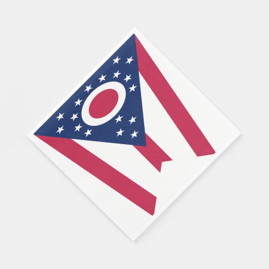 Staatsflagge Ohio Serviette (Ecke)