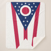 Staatsflagge Ohio Sherpadecke (Vorderseite)