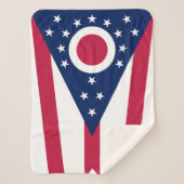 Staatsflagge Ohio Sherpadecke (Vorderseite)
