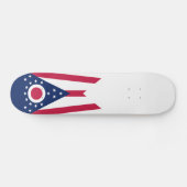 Staatsflagge Ohio Skateboard (Horizontal)