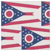 Staatsflagge Ohio Stoff (Nahaufnahme)