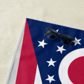 Staatsflagge Ohio Strandtuch (Beispiel)