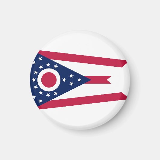 Staatsflagge Ohio USA Magnet (Vorne)