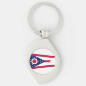 Staatsflagge Ohio USA Schlüsselanhänger (Vorderseite)