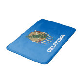 Staatsflagge Oklahoma Badematte (Schrägansicht)