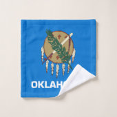Staatsflagge Oklahoma Badhandtuch Set (Waschlappen)