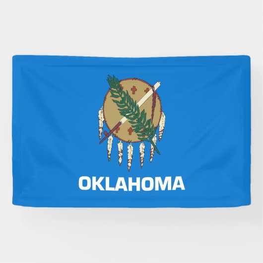 Staatsflagge Oklahoma Banner (Horizontal)