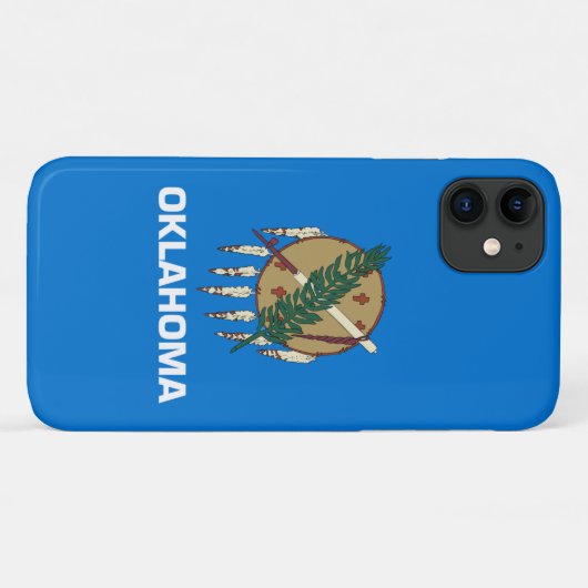Staatsflagge Oklahoma Case-Mate iPhone Hülle (Rückseite (Horizontal))