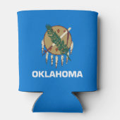 Staatsflagge Oklahoma Dosenkühler (Rückseite)