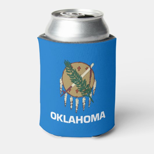 Staatsflagge Oklahoma Dosenkühler (Kanne Rückseite)