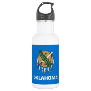 Staatsflagge Oklahoma Edelstahlflasche