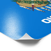 Staatsflagge Oklahoma Fotodruck (Ecke)