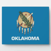 Staatsflagge Oklahoma Fotoplatte (Vorderseite)