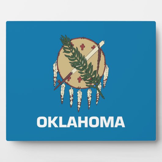 Staatsflagge Oklahoma Fotoplatte (Vorderseite)