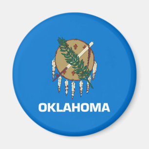 Staatsflagge Oklahoma Magnet