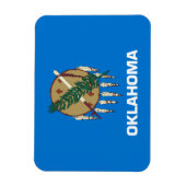 Staatsflagge Oklahoma Magnet (Vertikal)