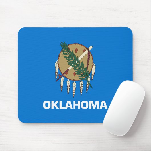 Staatsflagge Oklahoma Mousepad (Mit Mouse)