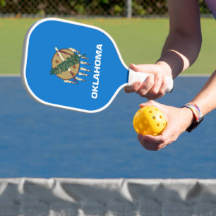 Staatsflagge Oklahoma Pickleball Schläger