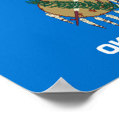 Staatsflagge Oklahoma Poster (Ecke)