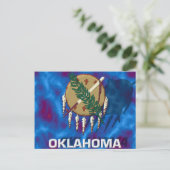 Staatsflagge Oklahoma Postkarte (Stehend Vorderseite)