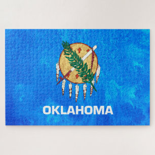 Staatsflagge Oklahoma Puzzle