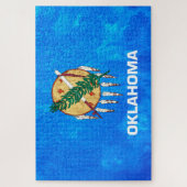 Staatsflagge Oklahoma Puzzle (Vertikal)