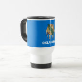 Staatsflagge Oklahoma Reisebecher (Vorderseite Links)