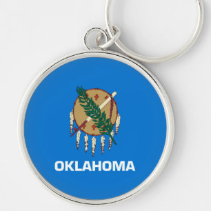 Staatsflagge Oklahoma Schlüsselanhänger
