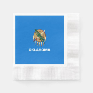 Staatsflagge Oklahoma Serviette