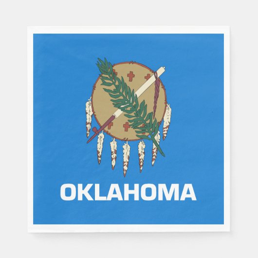 Staatsflagge Oklahoma Serviette (Vorderseite)
