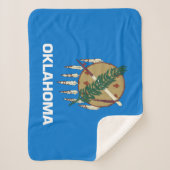 Staatsflagge Oklahoma Sherpadecke (Vorderseite)