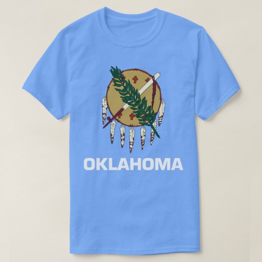 Staatsflagge Oklahoma T-Shirt (Design vorne)