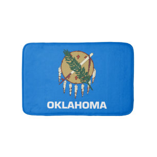 Staatsflagge Oklahoma, USA Badematte