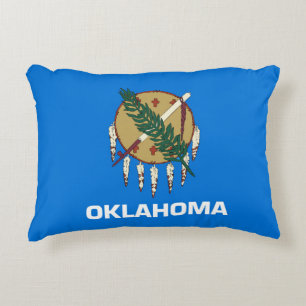 Staatsflagge Oklahoma, USA Dekokissen