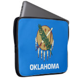 Staatsflagge Oklahoma, USA Laptopschutzhülle (Vorne Rechts)