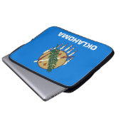 Staatsflagge Oklahoma, USA Laptopschutzhülle (Vorne Knopf)