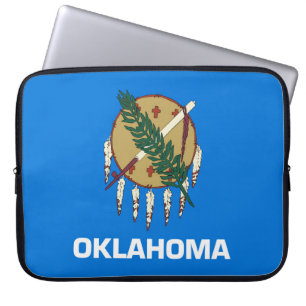Staatsflagge Oklahoma, USA Laptopschutzhülle