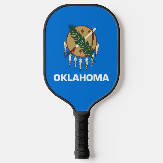 Staatsflagge Oklahoma, USA Pickleball Schläger (Vorderseite)