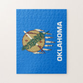 Staatsflagge Oklahoma, USA Puzzle (Vertikal)