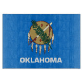 Staatsflagge Oklahoma, USA Schneidebrett (Vorderseite)