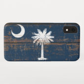 Staatsflagge "Old Wooden South Carolina" Case-Mate iPhone Hülle (Rückseite (Horizontal))