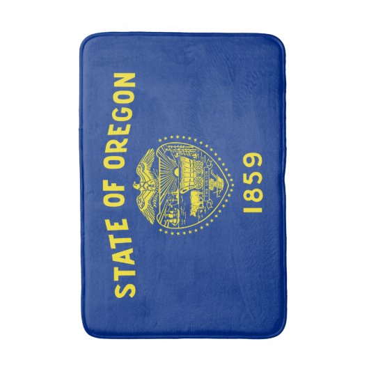 Staatsflagge Oregon Badematte (Vorderseite Vertikal)