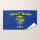 Staatsflagge Oregon Badhandtuch Set (Handtuch)