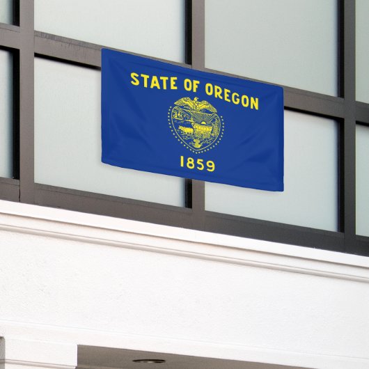 Staatsflagge Oregon Banner (Äußeres Gebäude)
